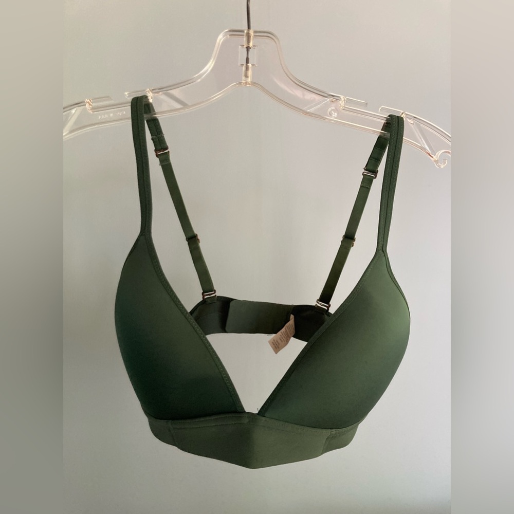 Aerie Real Me full coverage green bra size 32 C - Picture 5 of 5